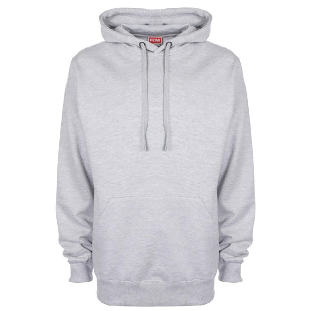 FDM Unisex plain original hooded sweatshirt / hoodie (300 gsm) UTFK367_heathergrey large