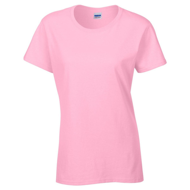 Gildan Dames zware katoenen missy fit korte mouwen t-shirt UTFK393_lightpink large