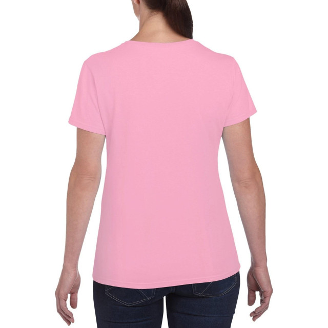 Gildan Dames zware katoenen missy fit korte mouwen t-shirt UTFK393_lightpink large