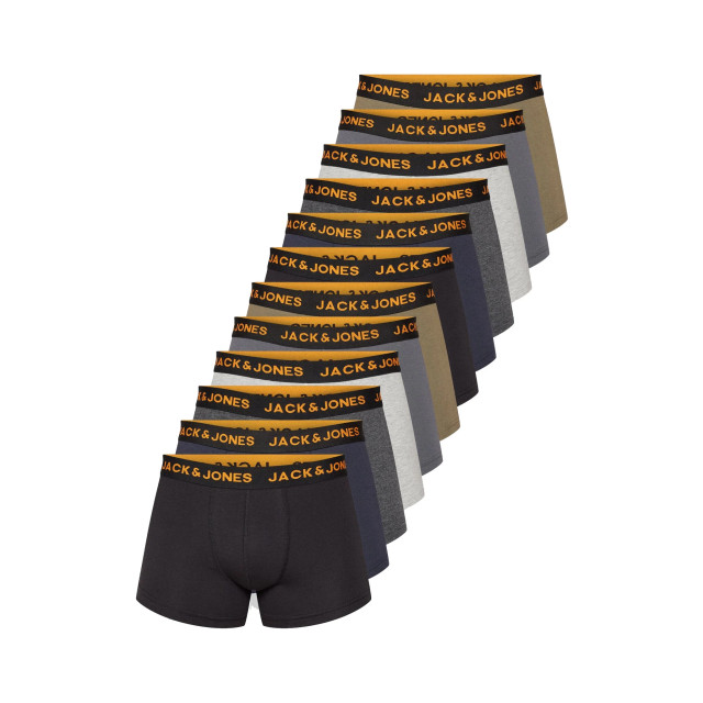 Jack & Jones Heren boxershorts trunks jacsolid 12-pack multi color 12189935-OranjeWB large