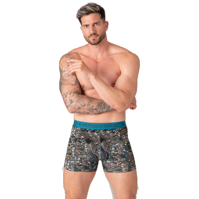 Muchachomalo Men 10-pack boxer short print/ print/purple/blu heren boxers Print/Purple/Blu/Men 10-Pack Boxer Short Print/ large