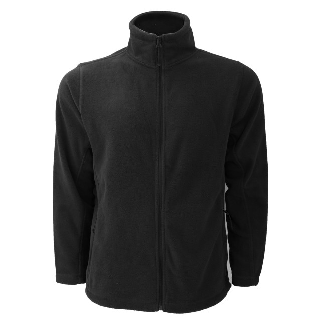 Russell Athletic Heren full zip outdoor fleece jacket UTFK714_black large