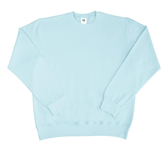 SG Heren lange mouw crew nek sweatshirt top UTFK769_skyblue large