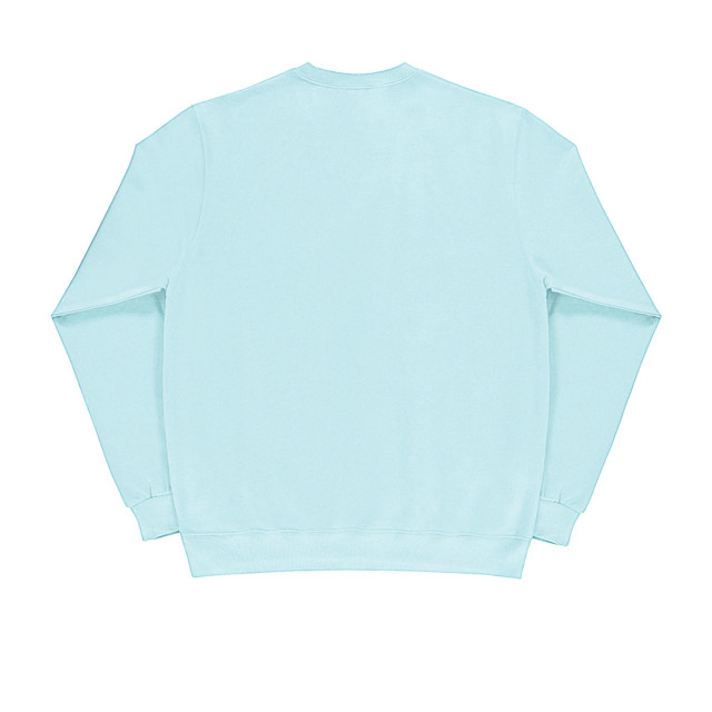 SG Heren lange mouw crew nek sweatshirt top UTFK769_skyblue large