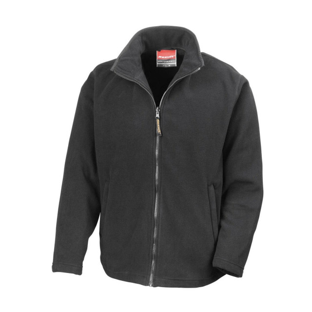 Result Heren hoogwaardig microfleece horizon douchebestendig ademend jasje UTFK567_black large