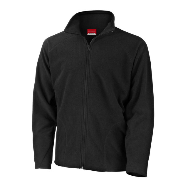 Result Core mens micron anti pill fleece jasje UTFK593_black large