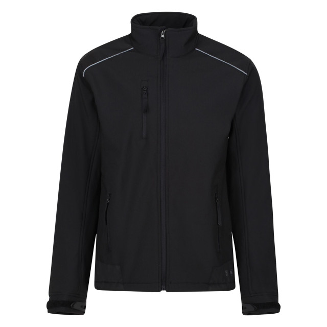 Regatta Heren zandstorm werkkleding softshell jasje UTFK540_blackblack large