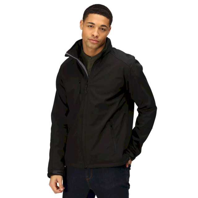 Regatta Heren hydroforce 3-laags membraan waterdichte ademende softshell-jassen UTFK539_blackblack large