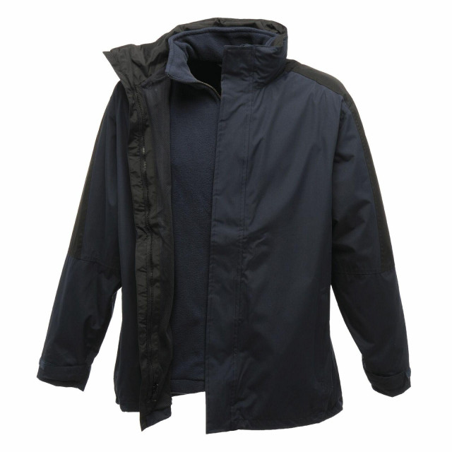 Regatta Verdediger iii 3-in-1 waterdicht winddicht jasje / prestatiejasje UTFK530_navyblack large