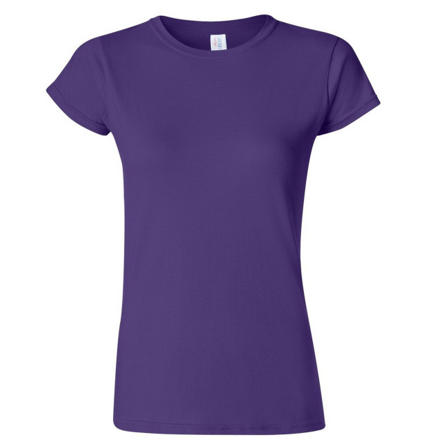 Gildan Dames zachte stijl korte mouw t-shirt UTFK395_purple large