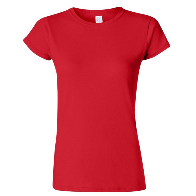 Gildan Dames zachte stijl korte mouw t-shirt UTFK395_red large