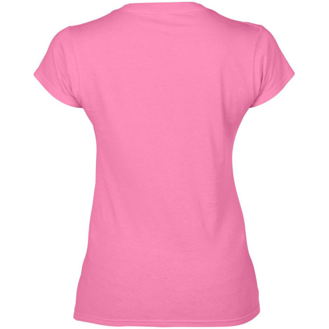 Gildan Dames zachte stijl korte mouw v-hals t-shirt UTFK400_azalea large