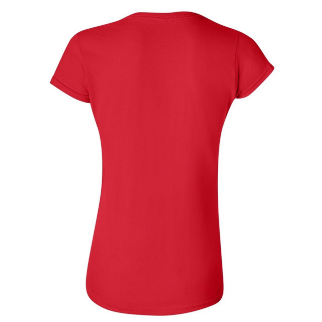 Gildan Dames zachte stijl korte mouw t-shirt UTFK395_red large