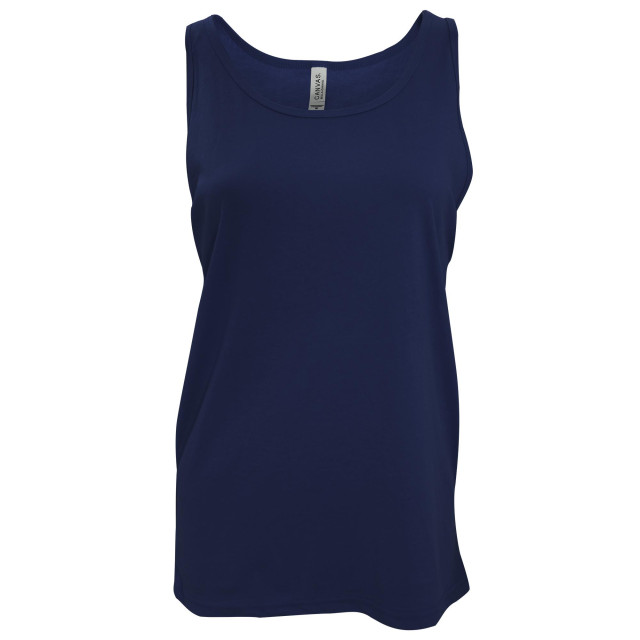 Bella + Canvas Canvas volwassenen unisex jersey mouwloze tank top UTFK292_navyblue large