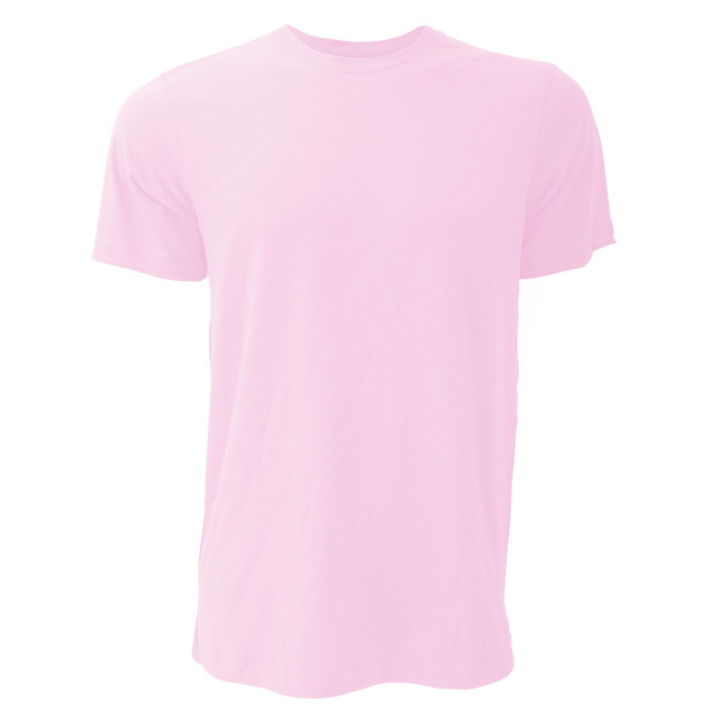 Bella + Canvas Canvas unisex jersey crew t-shirt met hals / heren t-shirt met korte mouwen UTFK269_softpink large