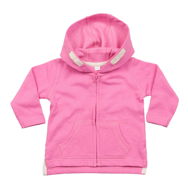 Babybugz Hoodie met volledige rits voor baby's UTFK1573_bubblegumpink large