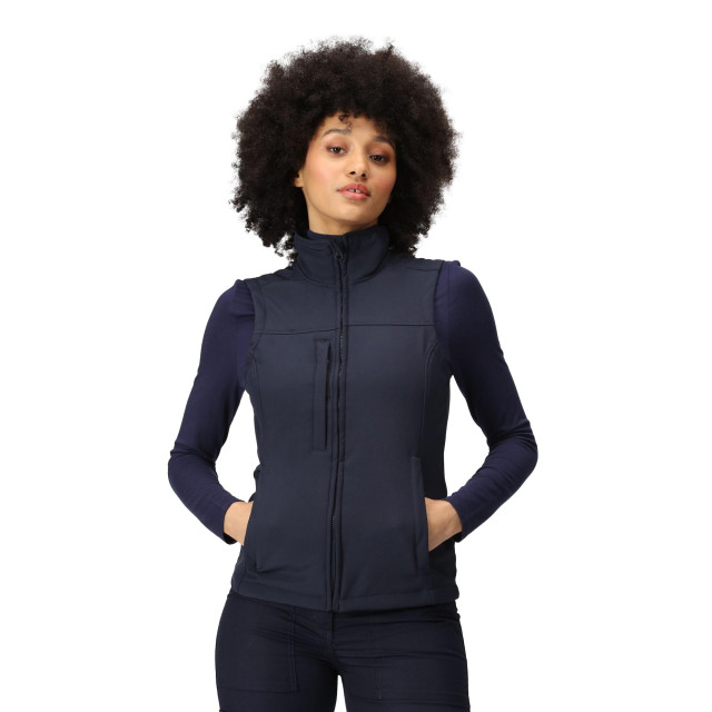 Regatta Dames flux softshell gilet UTFK1375_navynavy large