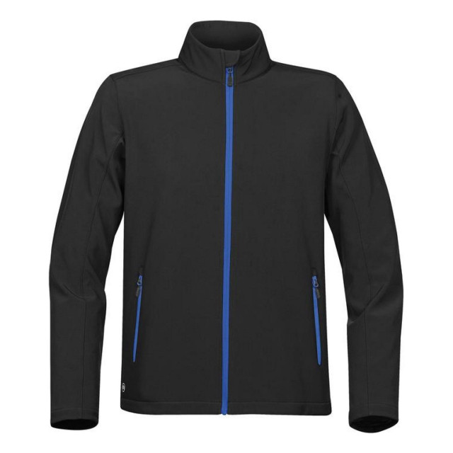 Stormtech Heren orbiter soft shell jas UTFK1363_blackazureblue large