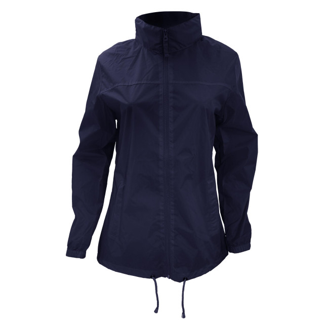 B and C B&c dames sirocco lichtgewicht winddicht, douchebestendig & waterafstotend jasje UTFK106_navyblue large