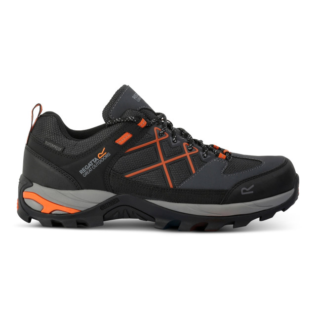 Regatta Heren samaris iii laag loopschoenen UTRG9773_graniteblazeorange large