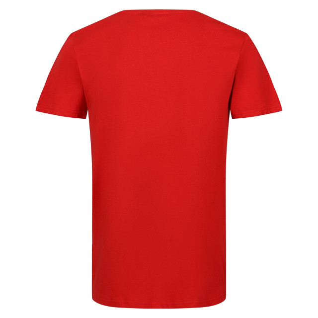 Regatta Heren cline vii mountain coolweave t-shirt UTRG8796_roccocored large