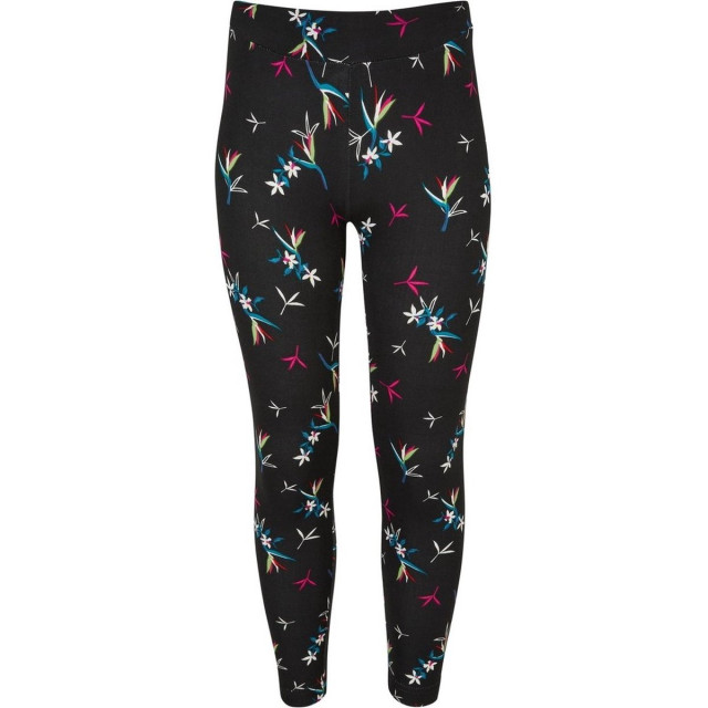 Urban Classics Meisjes zachte legging met overall print UTTN1694_blackfloret large