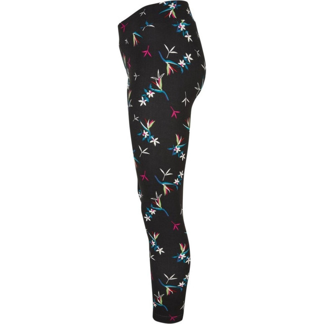 Urban Classics Meisjes zachte legging met overall print UTTN1694_blackfloret large