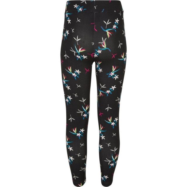 Urban Classics Meisjes zachte legging met overall print UTTN1694_blackfloret large