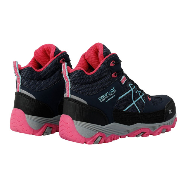 Regatta Kinderen/kinderen samaris iii wandelschoenen UTRG10831_navypinkpotion large