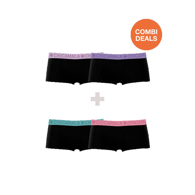 Muchachomalo Meisjes 2+2-pack boxershorts CDSOL1215-16J large