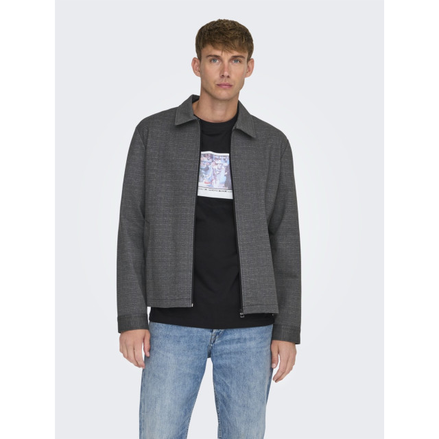 Only & Sons Onshero casual 020941jacket antraciet 5279.85.0023 large