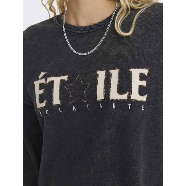 Only Onlpenelope ls beads o-neck swt antraciet 4209.85.0262 large Only Onlpenelope ls beads o-neck swt antraciet 4209.85.0262 large