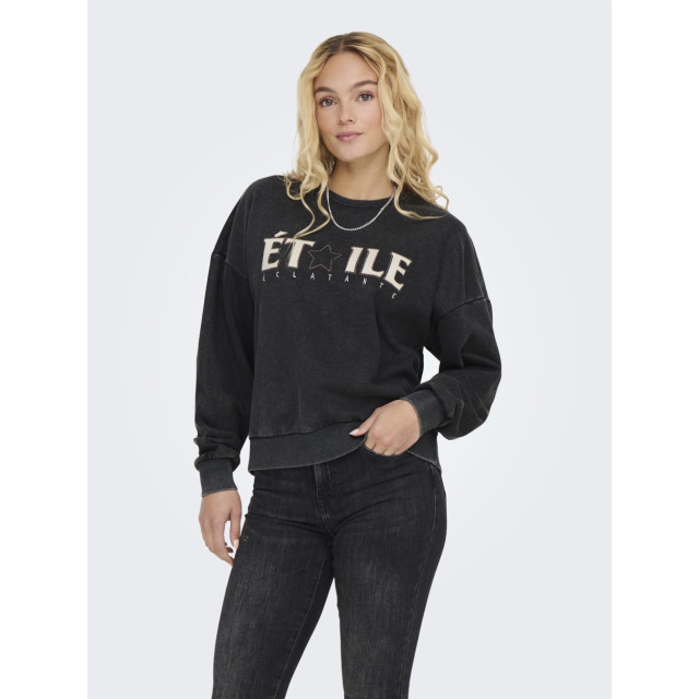 Only Onlpenelope ls beads o-neck swt antraciet 4209.85.0262 large Only Onlpenelope ls beads o-neck swt antraciet 4209.85.0262 large