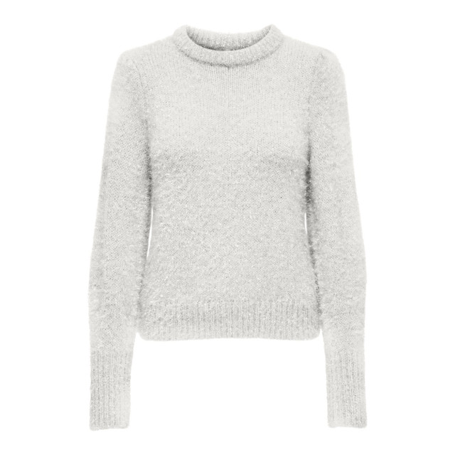 Only Onlanni ls glitter puff o-neck knt zilverkleurig 4219.97.0150 large Only Onlanni ls glitter puff o-neck knt zilverkleurig 4219.97.0150 large