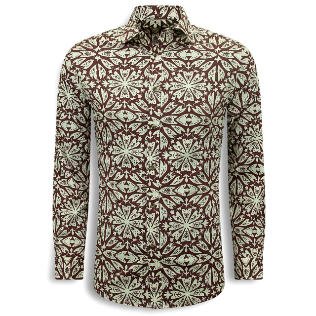 Local Fanatic Overhemden lange mouw volwassenen 5308 large