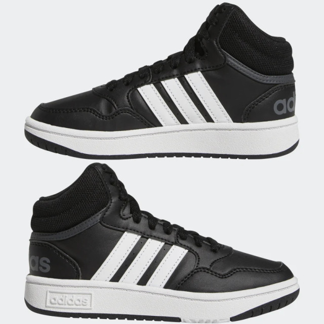 Adidas Sneakers jongens GW0402 HOOPS MID 3.0 K,CBLACK/ large