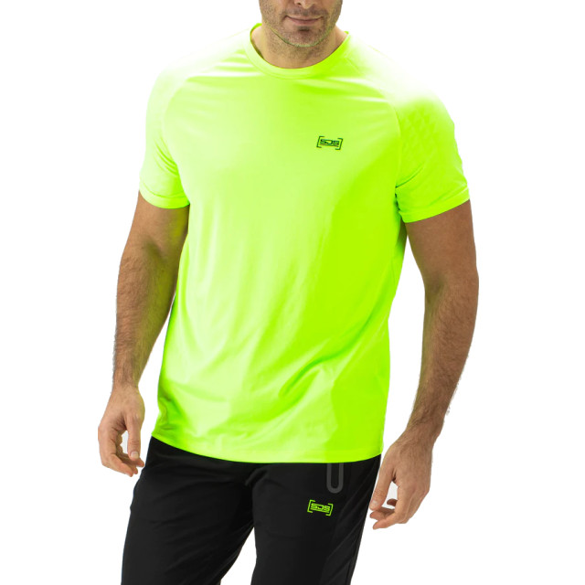 Sjeng Sports Tennis polo heren Uberto Y082 Acid Yellow Y082 large