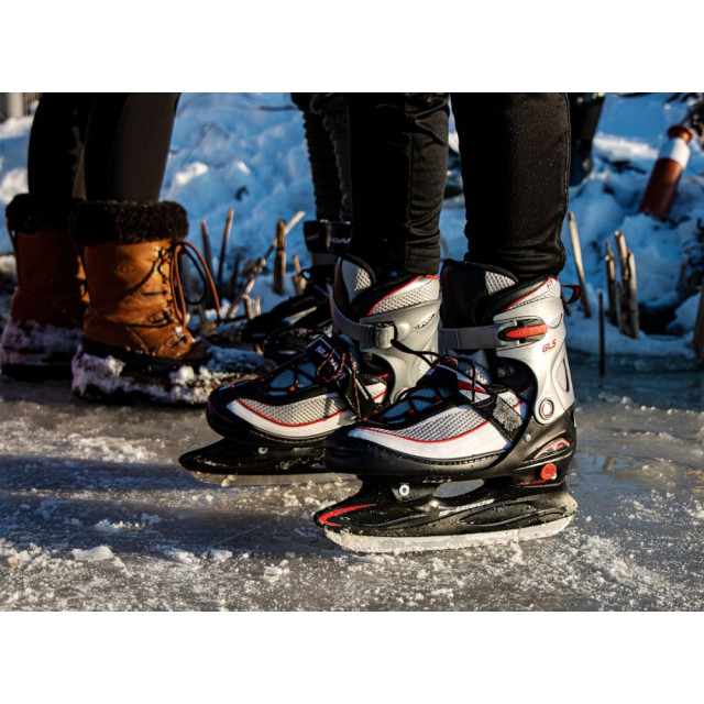 Nijdam Schaatsen 2202 Zwart Zilver large