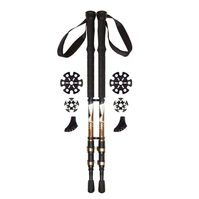 Schreuders Sport Wandel stokken 21UB per set / 2 Wandelstokk large