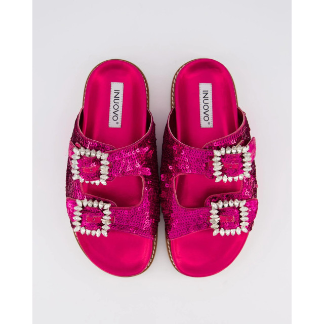 Gibaldi Dames buckle slipper 395064-Metallic Pink large