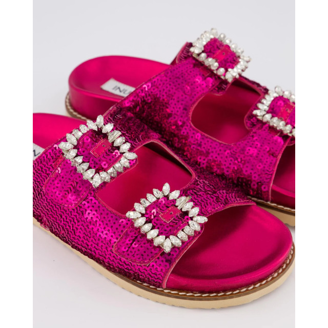 Gibaldi Dames buckle slipper 395064-Metallic Pink large