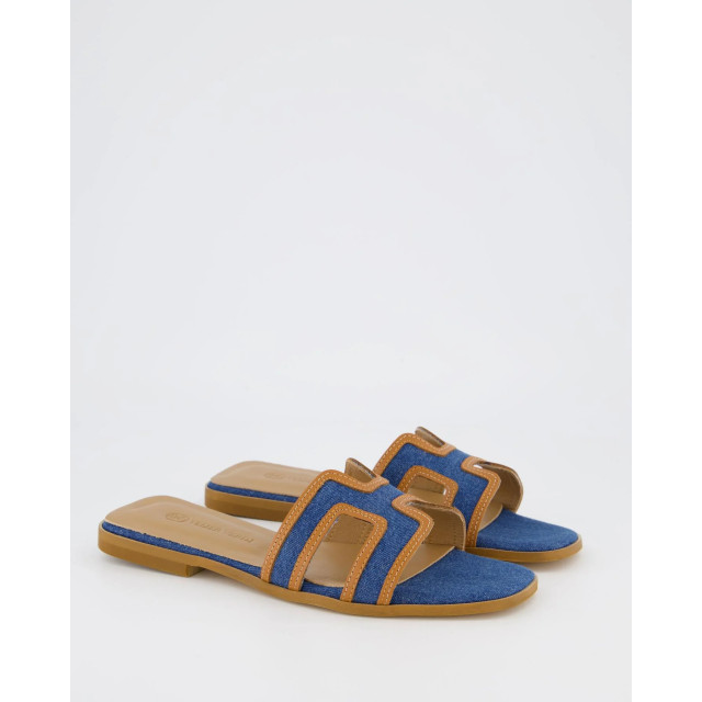 Gibaldi Dames joy slipper jeans Joy Jeans-Denim/Tan large