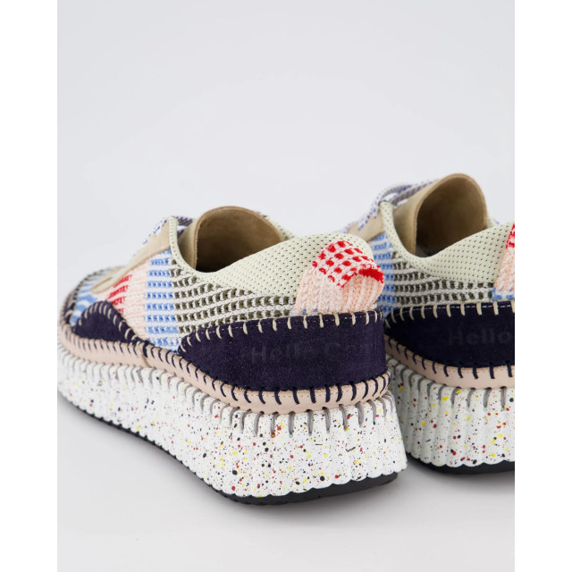 Gibaldi Dames knitted feston sneaker beige AV6011-Atlanta large