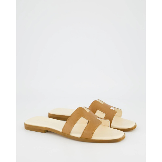 Gibaldi Dames joy slipper /beige Joy-Tan/Ivory large