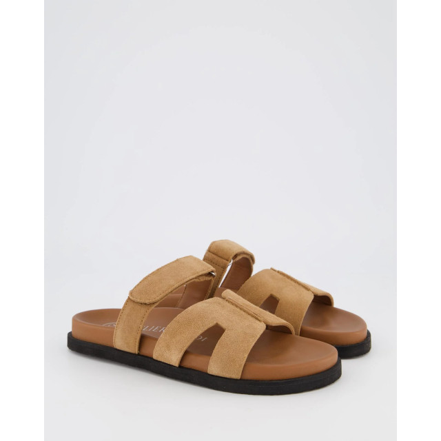Gibaldi Dames ibiza slipper suede 9092-Tan large