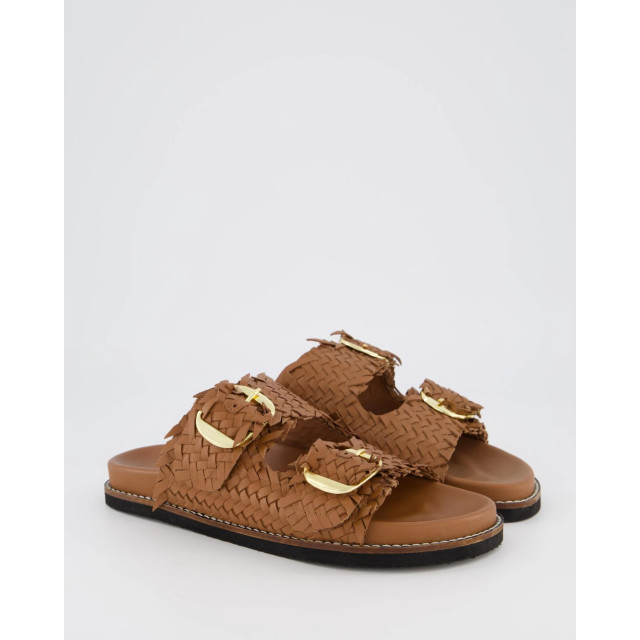 Gibaldi Dames knot slipper Knot-Tan large