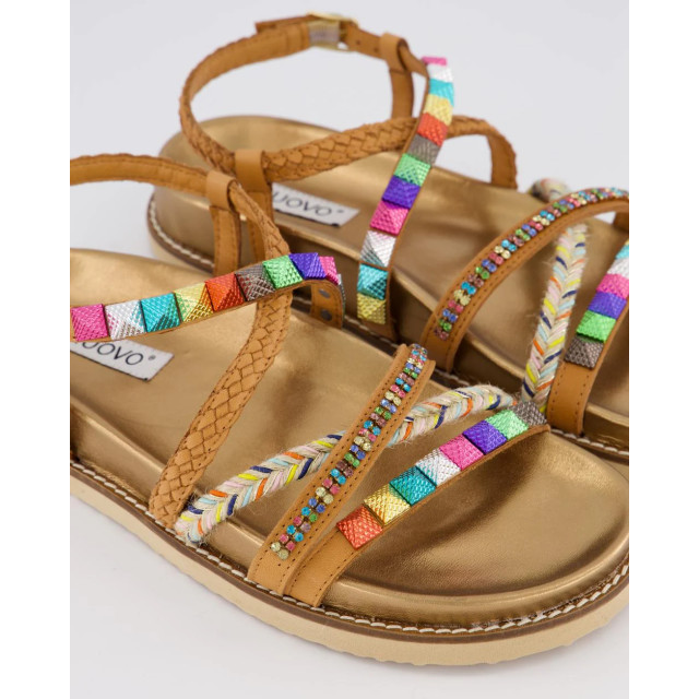 Gibaldi Dames multi straps sandaal 395077-Coconut large