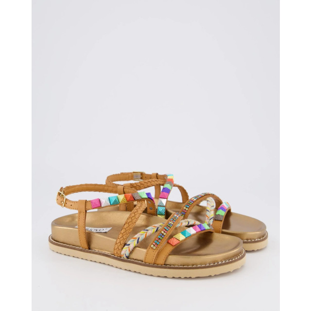 Gibaldi Dames multi straps sandaal 395077-Coconut large