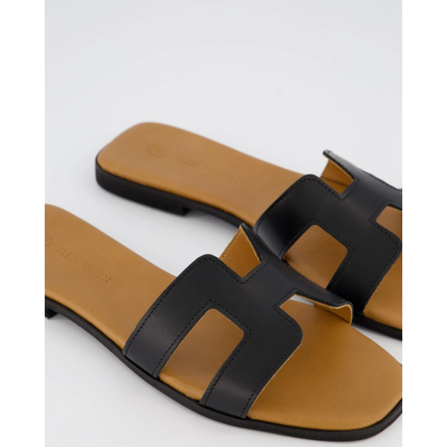 Gibaldi Dames joy slipper JOY-Black/Tan large