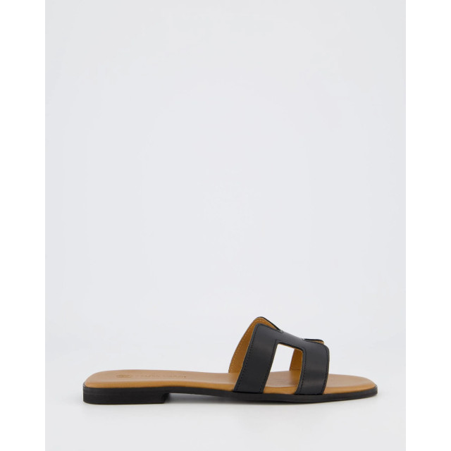 Gibaldi Dames joy slipper JOY-Black/Tan large